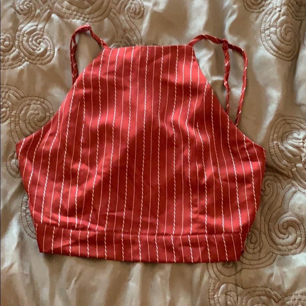 High Neck, Backless Top